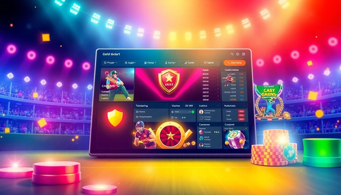 ReddyBookClub’s engaging platform interface showcasing secure online betting and cricket gaming for Indian users, emphasizing trust and modern design.