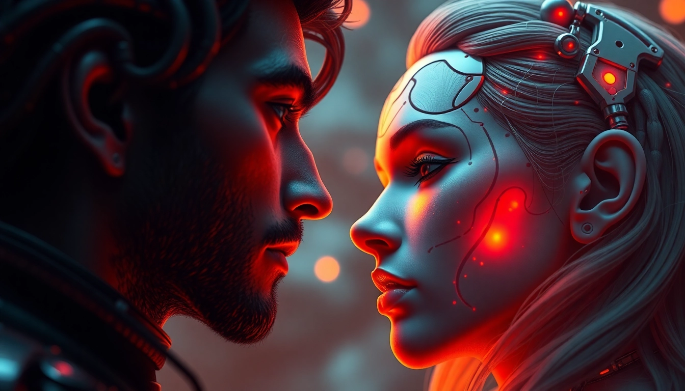 A hyperrealistic scene created by a prominent nsfw ai generator, showcasing detailed characters with emotional expressions in a cinematic style, emphasizing realism and visual depth.