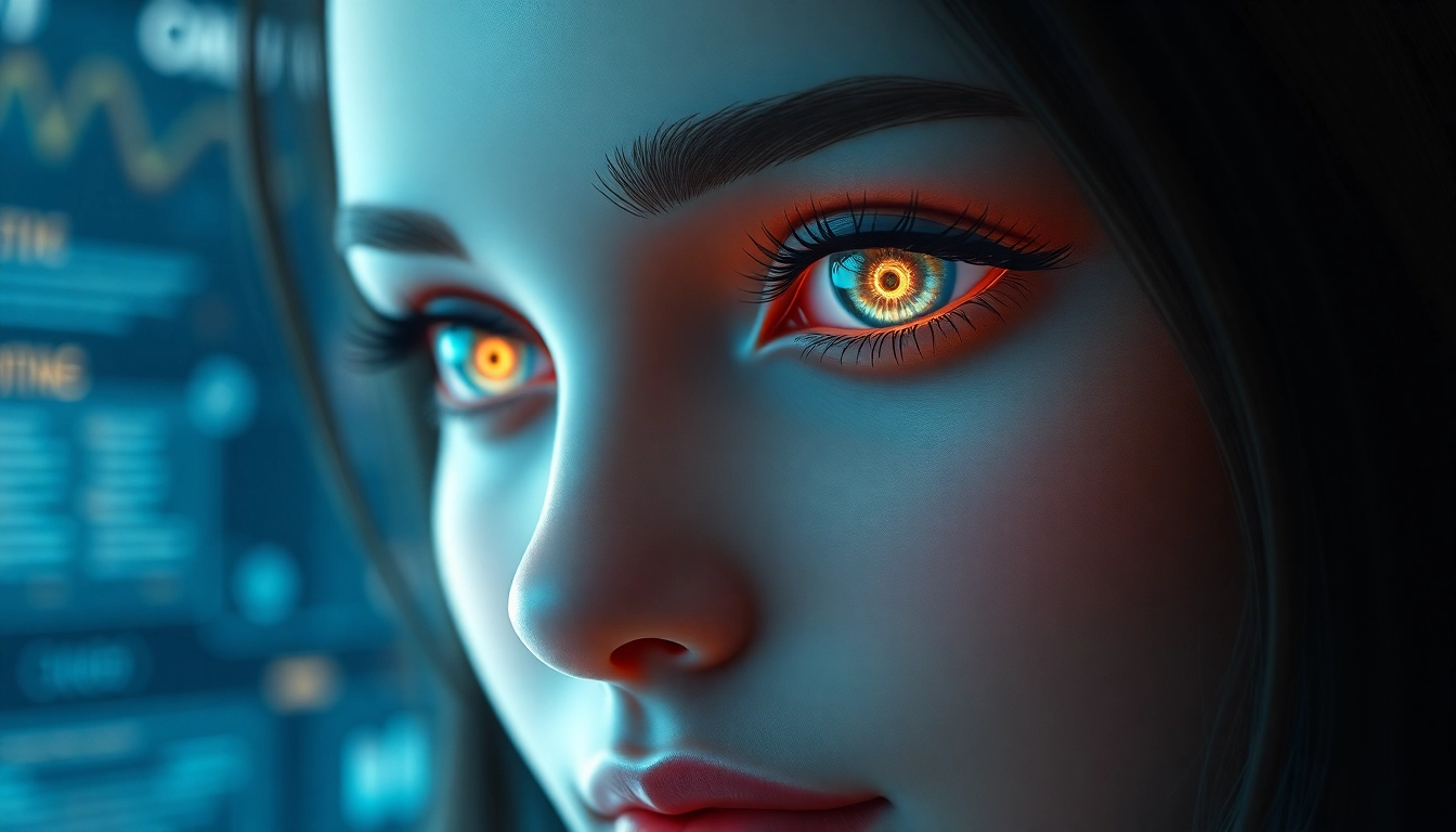 AI girlfriend engaging in a realistic, unfiltered NSFW chat on a sleek screen, highlighting intimacy and advanced AI interaction for 2025.