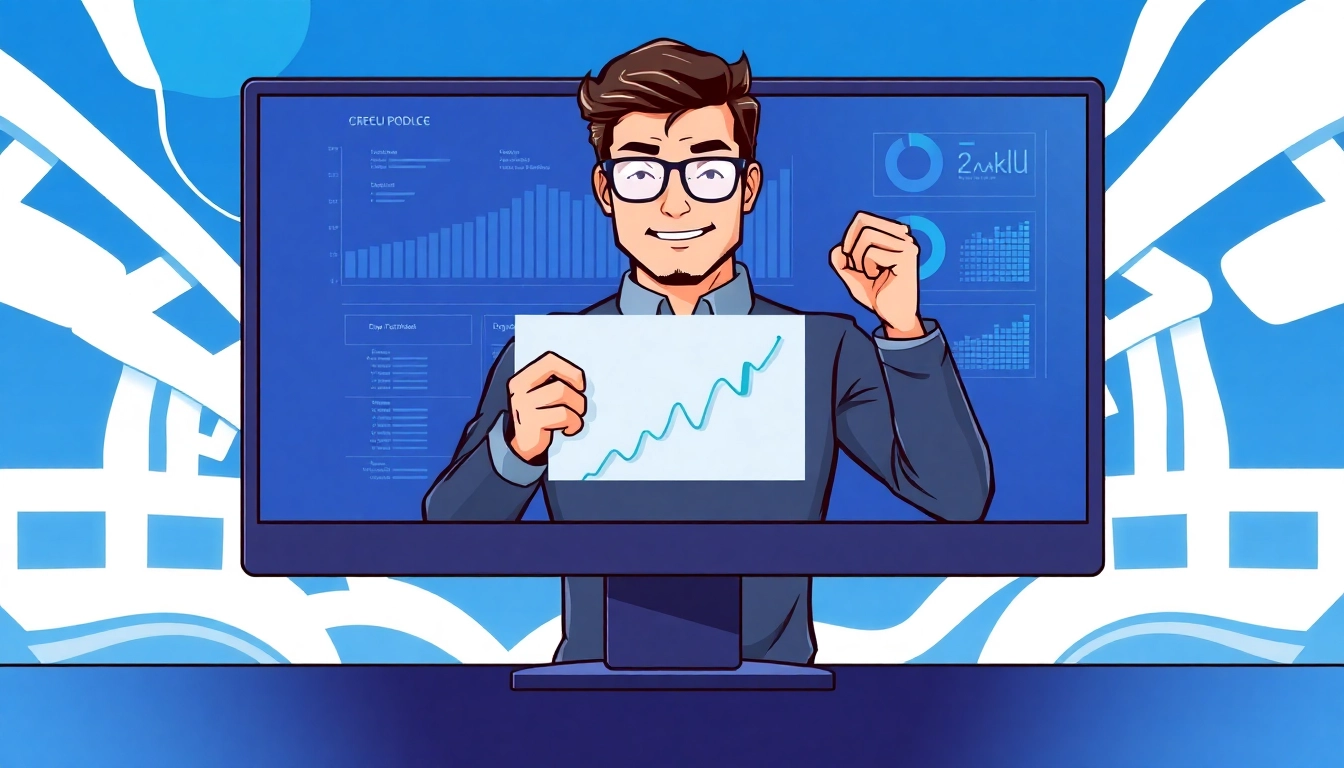 Professional analyzing digital marketing strategies for online growth with focus on the IIIIIII